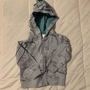 Carters Dinosaur Hoodie 12M